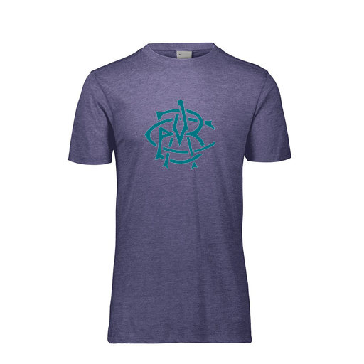[FTSCUBRY-AS-LOGO3] Decker Men's Tri-Blend T-Shirt - Short Sleeve (Adult S, Royal, Logo 3)