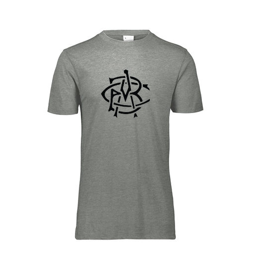 [FTSCUBGY-YS-LOGO2] Decker Youth Tri-Blend T-Shirt - Short Sleeve (Youth S, Gray, Logo 2)