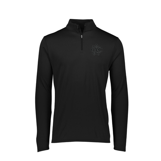 [FTLQFLBK-FAXS-LOGO2] Decker Women's Flex-Lite 1/4 Zip Shirt (Female Adult XS, Black, Logo 2)
