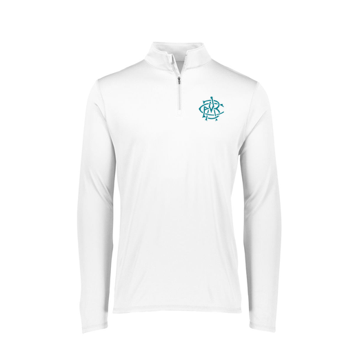 [FTLQFLWH-FAXS-LOGO3] Ladies Flex-Lite 1/4 Zip Shirt (Female Adult XS, White, Logo 3)