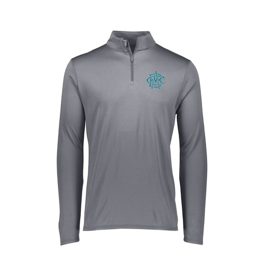 [FTLQFLGY-FAXS-LOGO3] Decker Women's Flex-Lite 1/4 Zip Shirt (Female Adult XS, Gray, Logo 3)