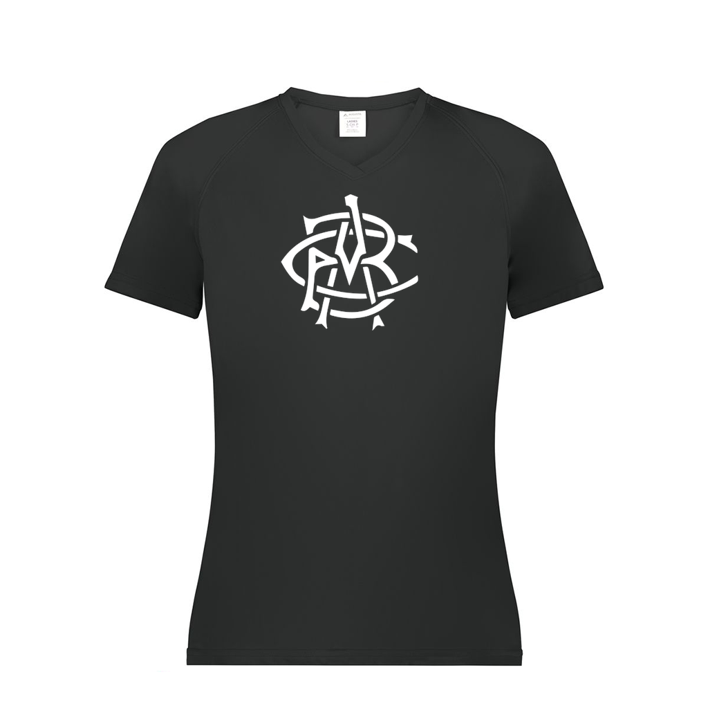 Ladies Smooth Sport V-Neck T-Shirt