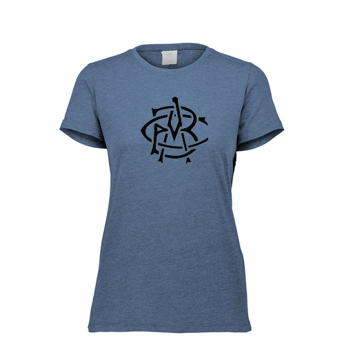 [FTSCUBNV-FAXS-LOGO2] Decker Women's Tri-Blend T-Shirt - Short Sleeve (Female Adult XS, Navy, Logo 2)