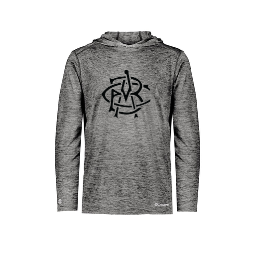 [FOLHCGBK-AS-LOGO2] Men's Charge Hoodie (Adult S, Black, Logo 2)