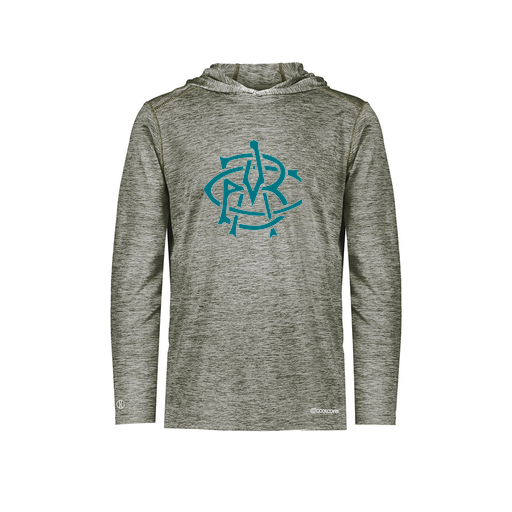 [FOLHCGGY-AS-LOGO3] Decker Men's Charge Hoodie (Adult S, Gray, Logo 3)