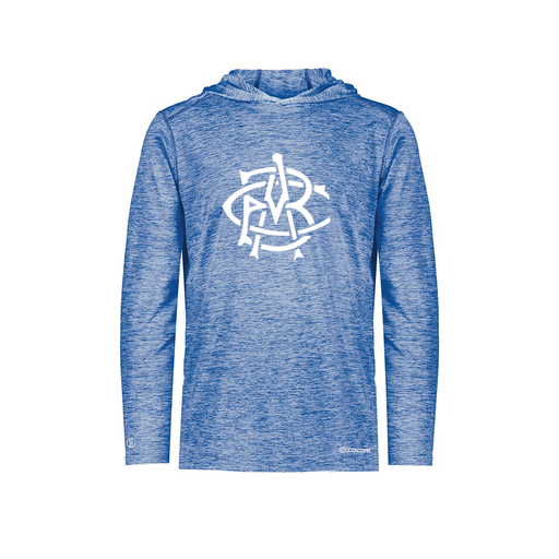 [FOLHCGRY-YS-LOGO1] Decker Youth Charge Hoodie (Youth S, Royal, Logo 1)