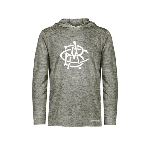 [CUS-DFW-CHGHOOD-PER-LSL-GRY-YS-LOGO1] Youth Charge Hoodie (Youth S, Gray, Logo 1)