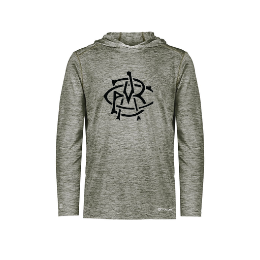 [CUS-DFW-CHGHOOD-PER-LSL-GRY-YS-LOGO2] Youth Charge Hoodie (Youth S, Gray, Logo 2)