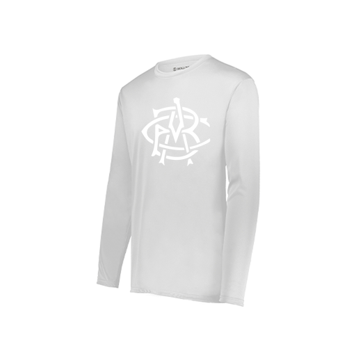 [222822.005.XS-LOGO1] Men's LS Smooth Sport Shirt (Adult XS, White, Logo 1)