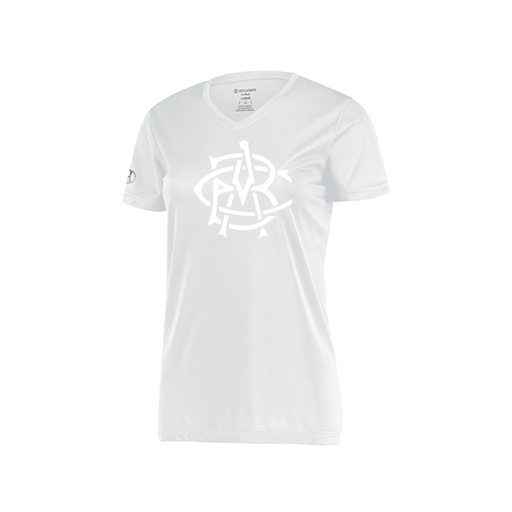 [222820.005.S-LOGO1] Ladies Movement Dri Fit Shirt (Female Adult S, White, Logo 1)