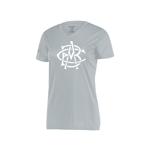 [222820.099.S-LOGO1] Ladies Movement Dri Fit Shirt (Female Adult S, Silver, Logo 1)