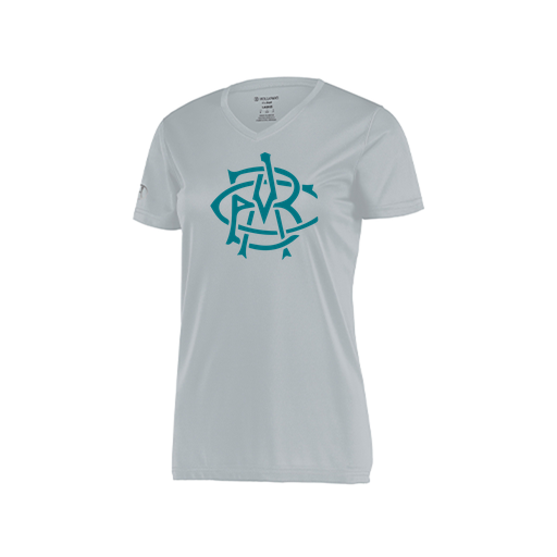 [222820.099.S-LOGO3] Ladies Movement Dri Fit Shirt (Female Adult S, Silver, Logo 3)
